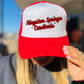 Retro School Spirit Trucker Hat - Kingston Springs Cardinals