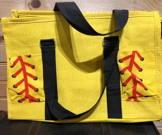 Sports Tote/Organizer - Softball