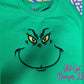 Green Face Embroidered Sweatshirt YOUTH SIZES