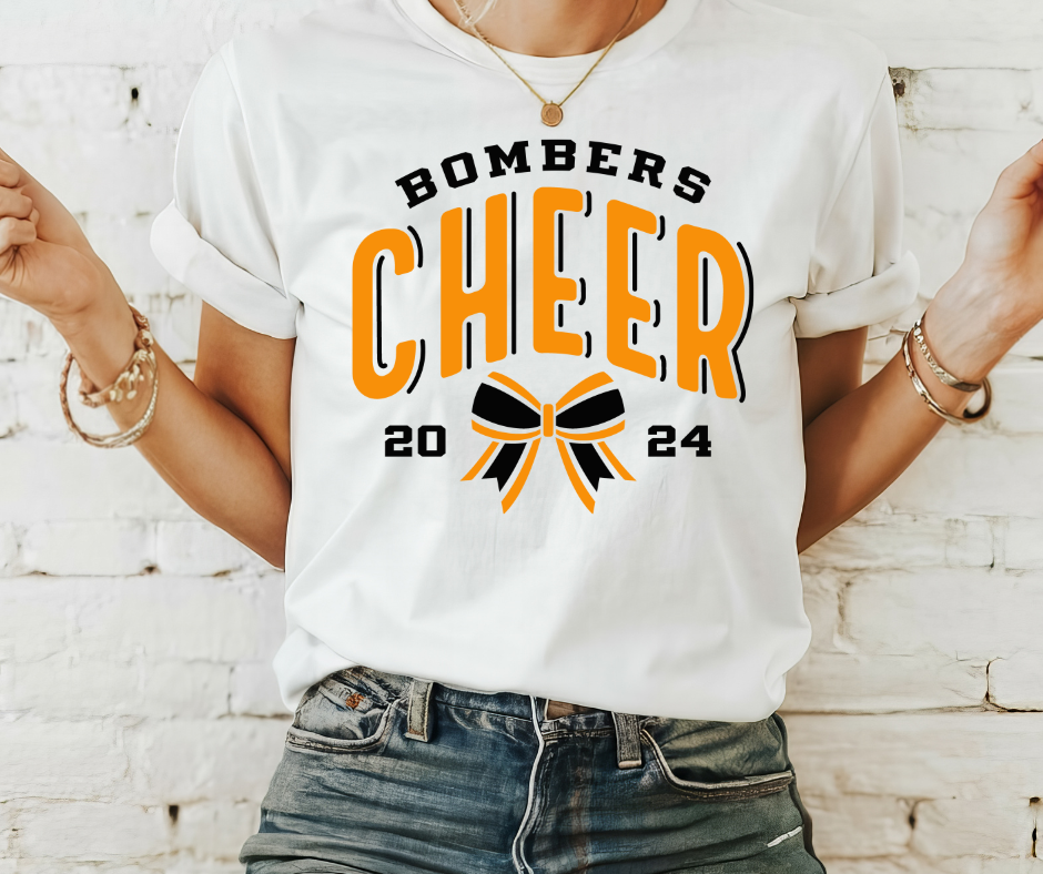 Bombers Cheer 2024 with bow - Youth Sizes