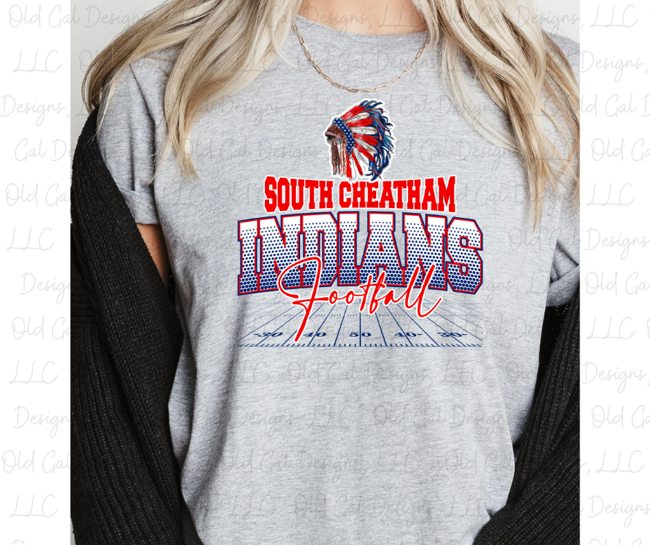 South Cheatham Indians Football (New Version)- Adult Sizes