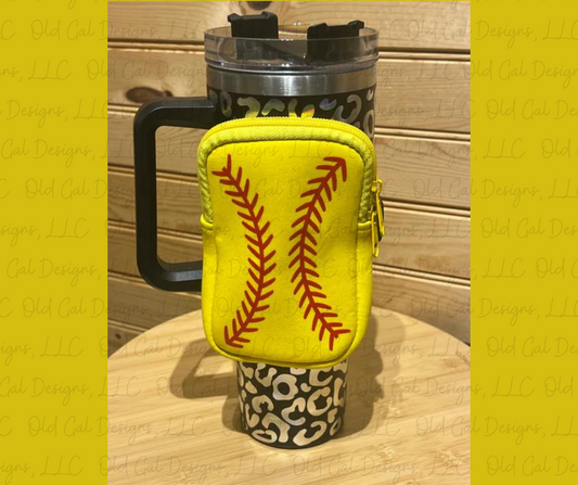 Water Bottle Pouch - Softball