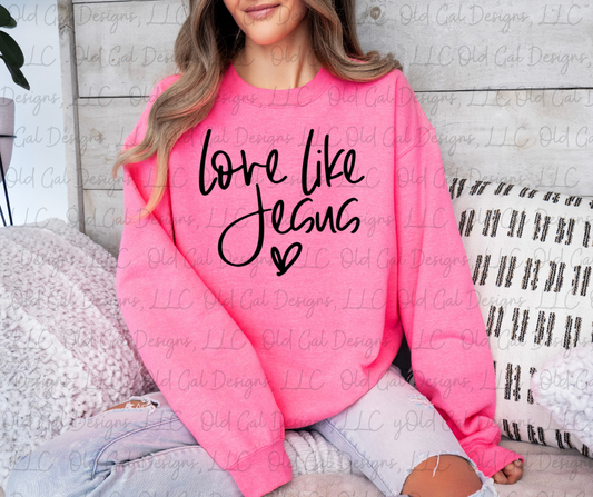 Love Like Jesus (3 Font Colors!)