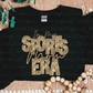 Sports Mom Era (Faux Glitter & Embroidery)