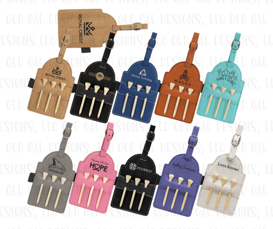 Laser Engraved Golf Bag Tag