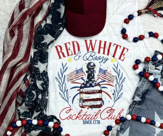 Red, White, & Boozy Cocktail Club