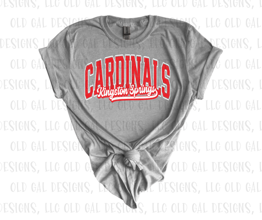 Kingston Springs Cardinals - Retro