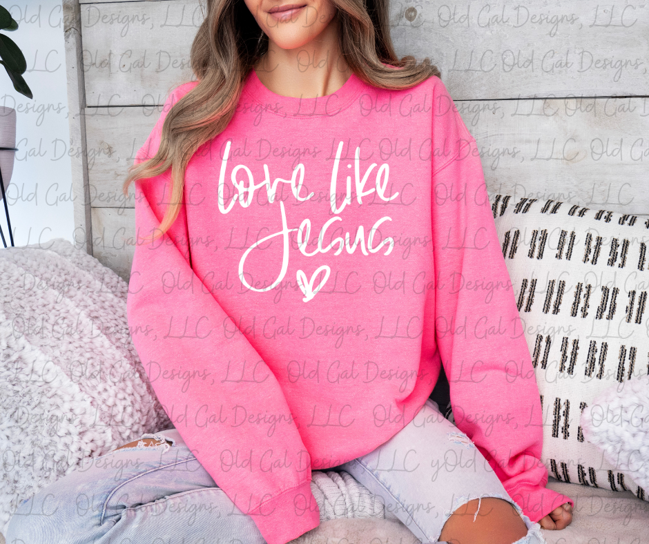 Love Like Jesus (3 Font Colors!)