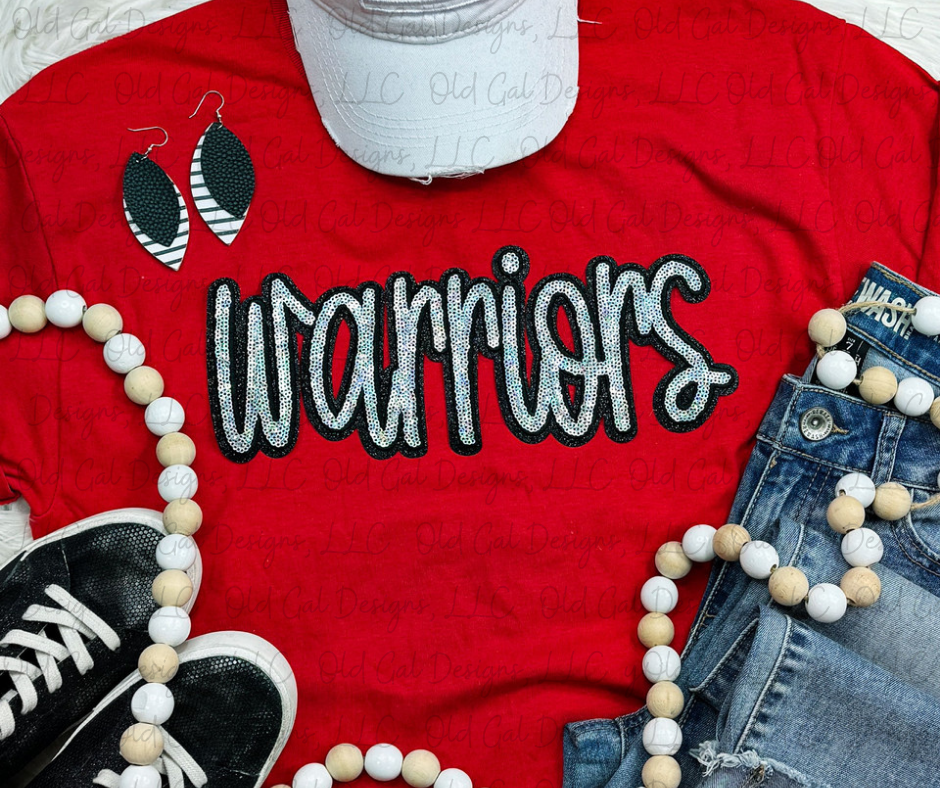 Sequin Mascot Sweatshirt (or Hoodie)