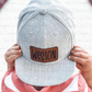 Youth Leather Patch Snapback