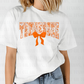 Tennessee Orange Floral Toile