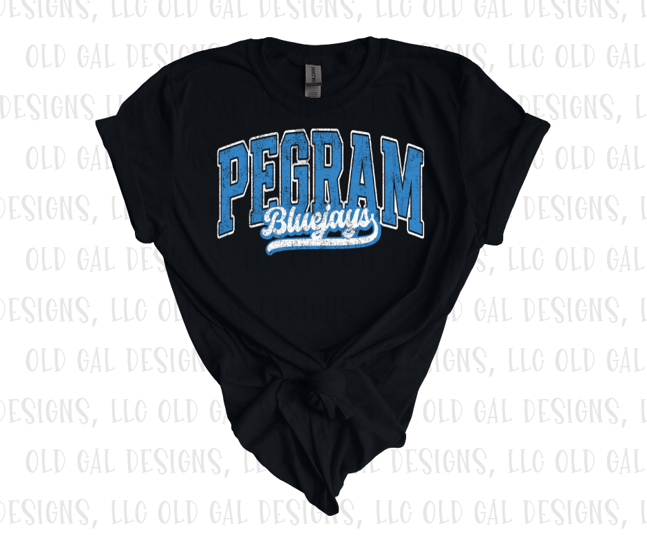 Pegram Bluejays - Retro