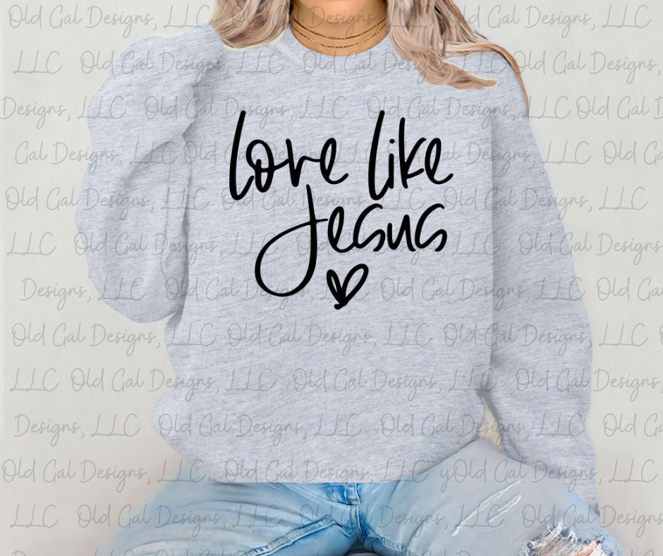 Love Like Jesus (3 Font Colors!)