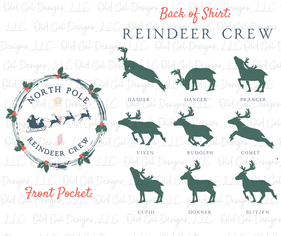 Reindeer Crew YOUTH SIZES