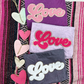 Love Chenille Patch Sweatshirt (Patch available in Light Pink, Hot Pink, or White)