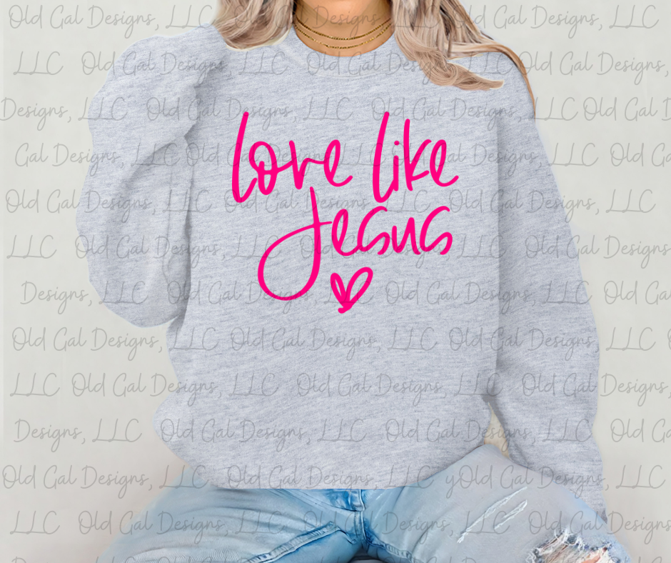 Love Like Jesus (3 Font Colors!)