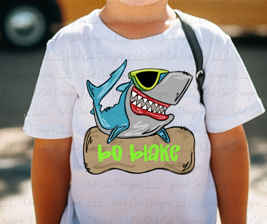 Personalized Shark Tee