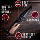 Laser Engraved Wood Pocket Knife