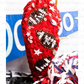 Team Red Sequin Football Knotted Headband