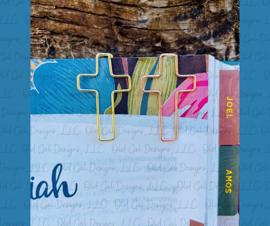 Cross Bookmark Clip