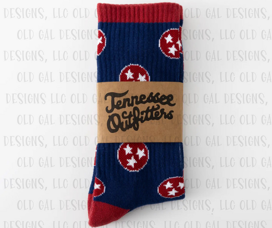 River Blue TN Sock