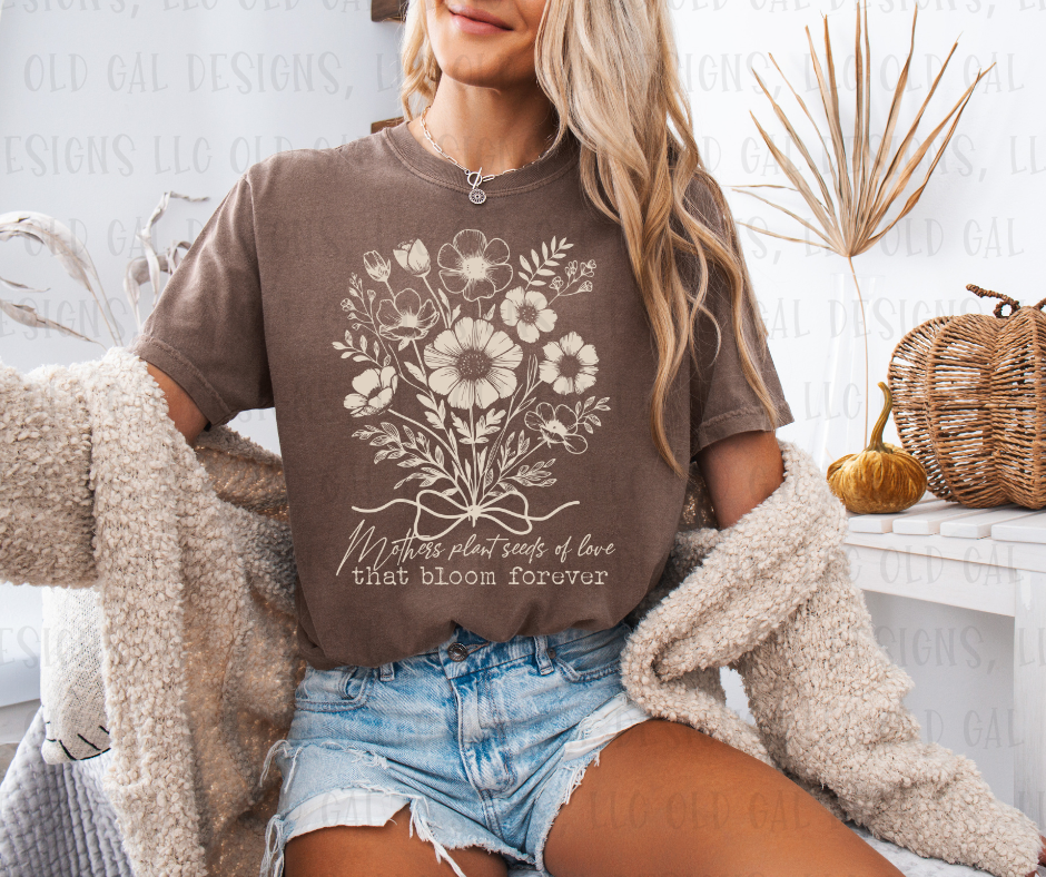 Mothers Plant Seeds of Love - Tan