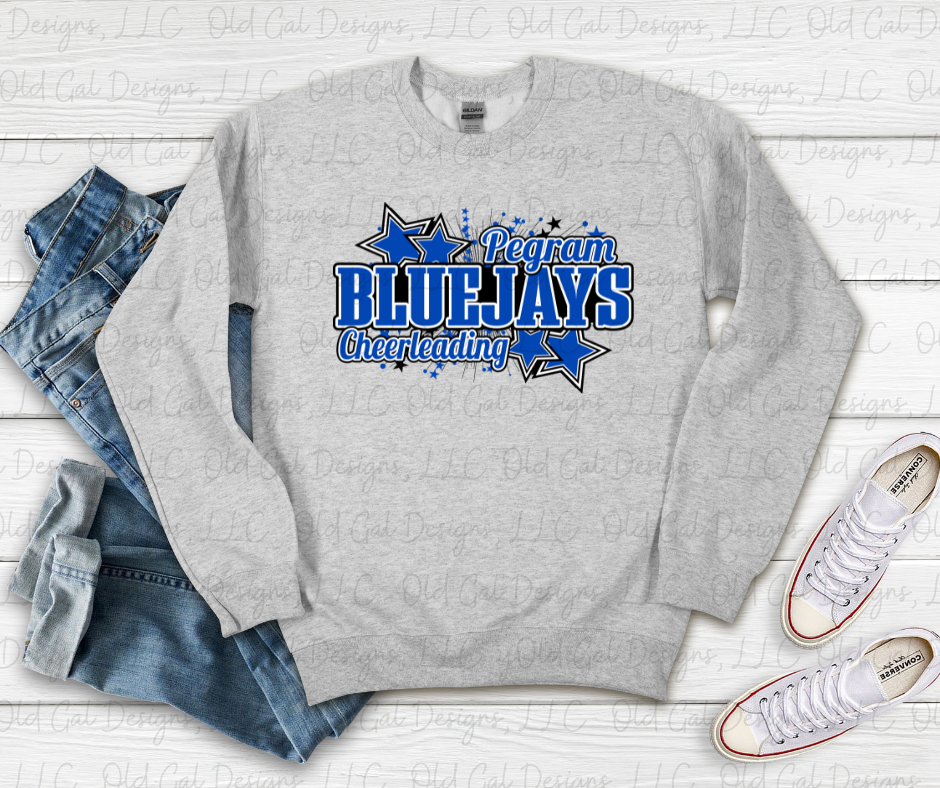 Pegram Bluejays Cheerleading - Design 2