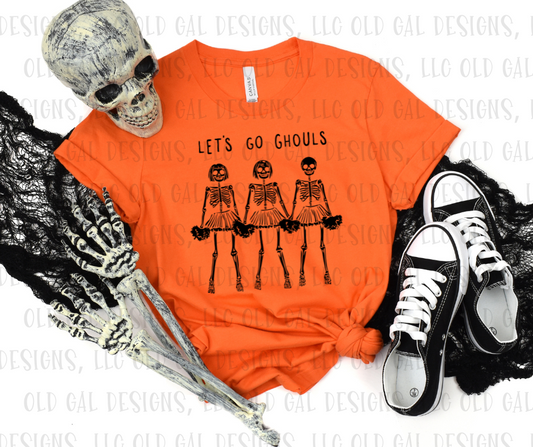 Let's Go Ghouls - Cheerleaders - YOUTH SIZES