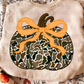 Camo Pumpkin with Bow