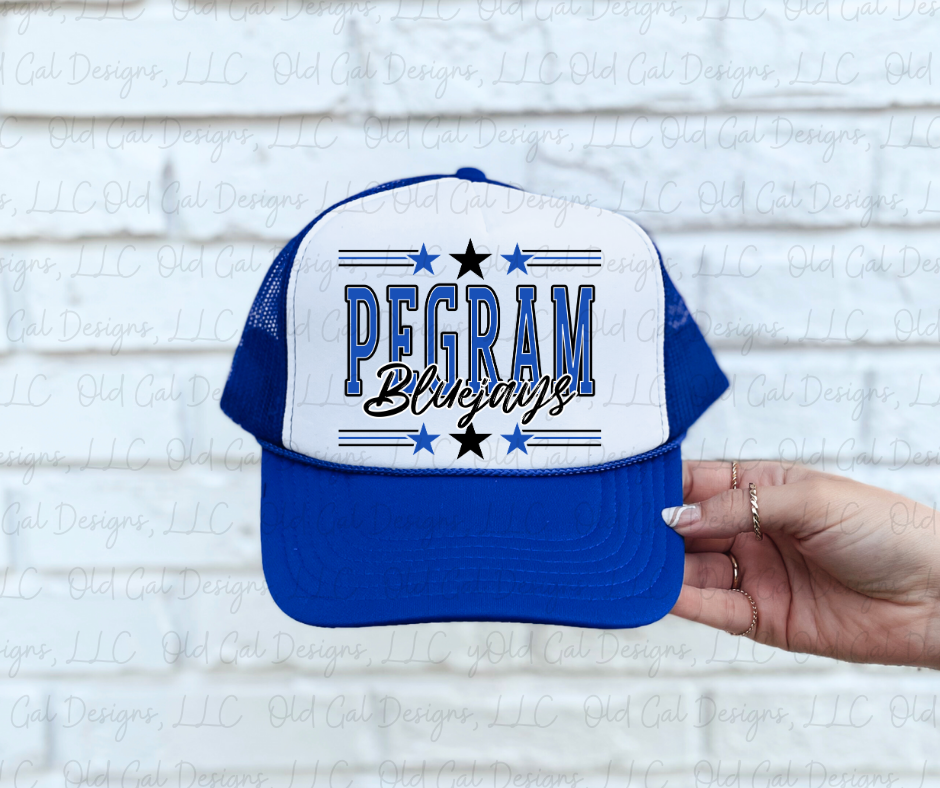 Pegram Bluejays - Foam Trucker Hat