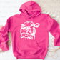 Cow Face Hooded Sweatshirt