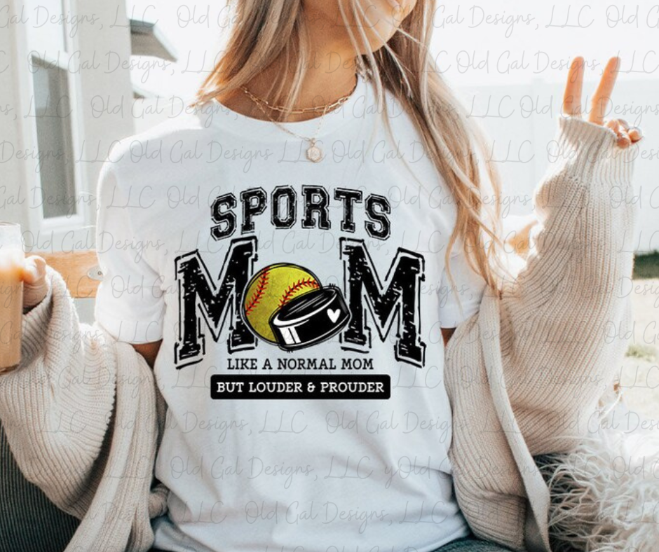 Sports Mom - Softball & Hockey