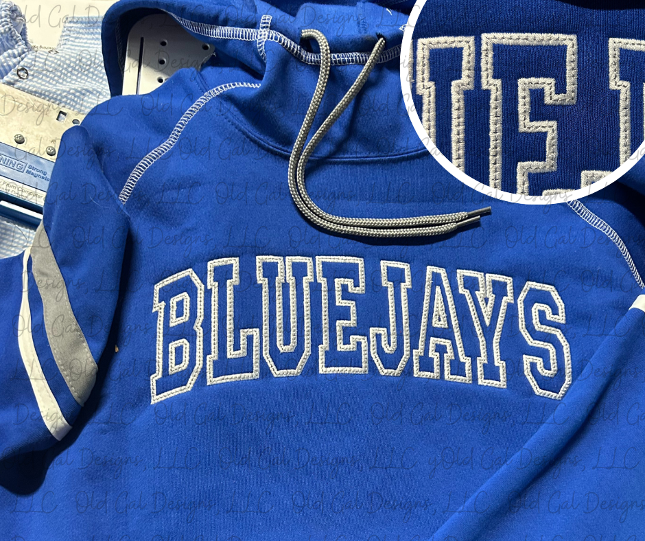 Bluejays Embroidered Hoodie