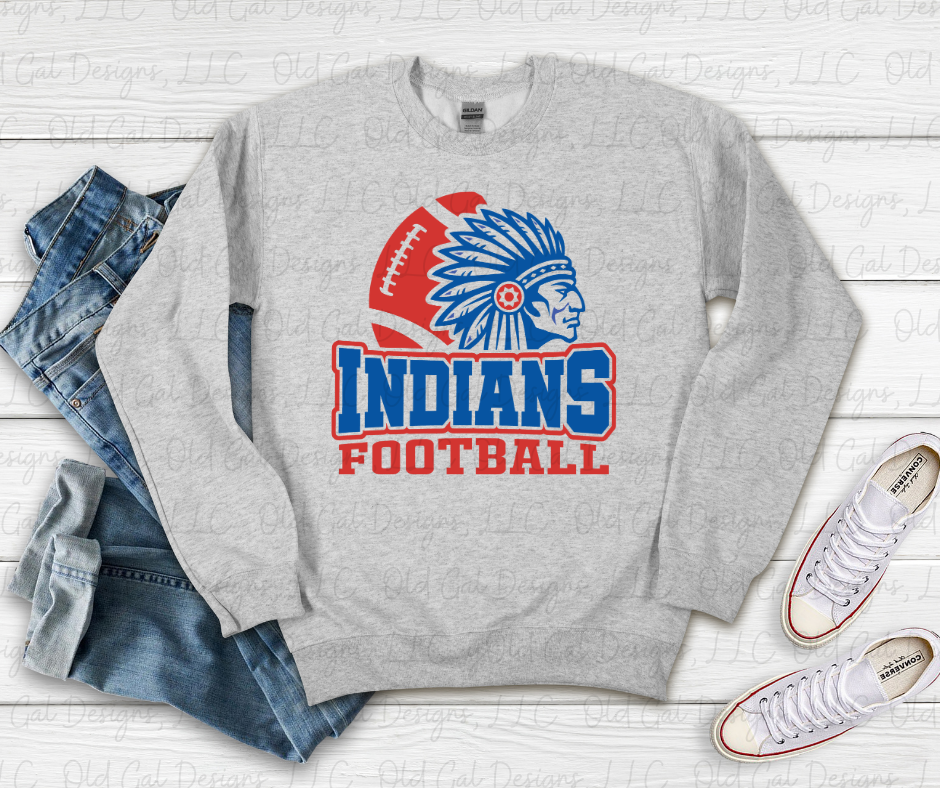 Indians Football - Adult Sizes