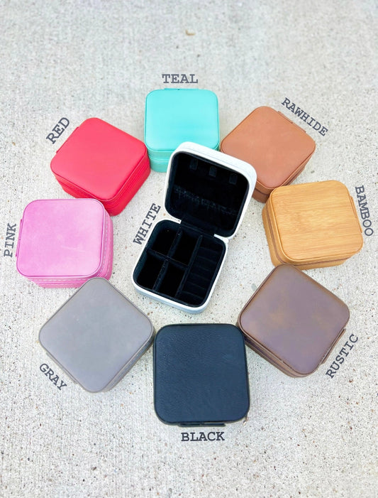Personalized Travel Jewelry Box