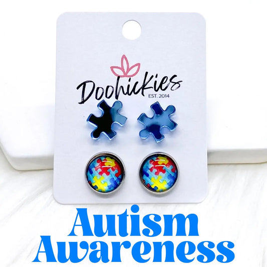 12mm Mirror Puzzle & Autism Awareness in Stainless