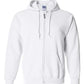 Mystery Tee Sale - Gildan - White - Full Zip Hoodie - MEDIUM