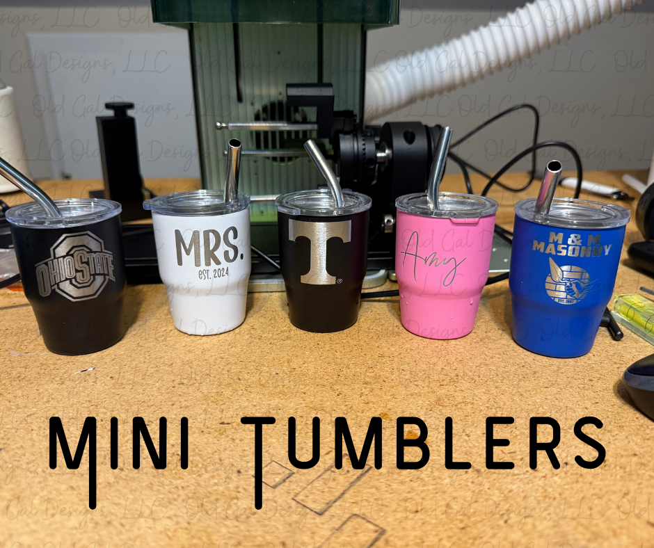 Customized Mini Tumbler - Turquoise