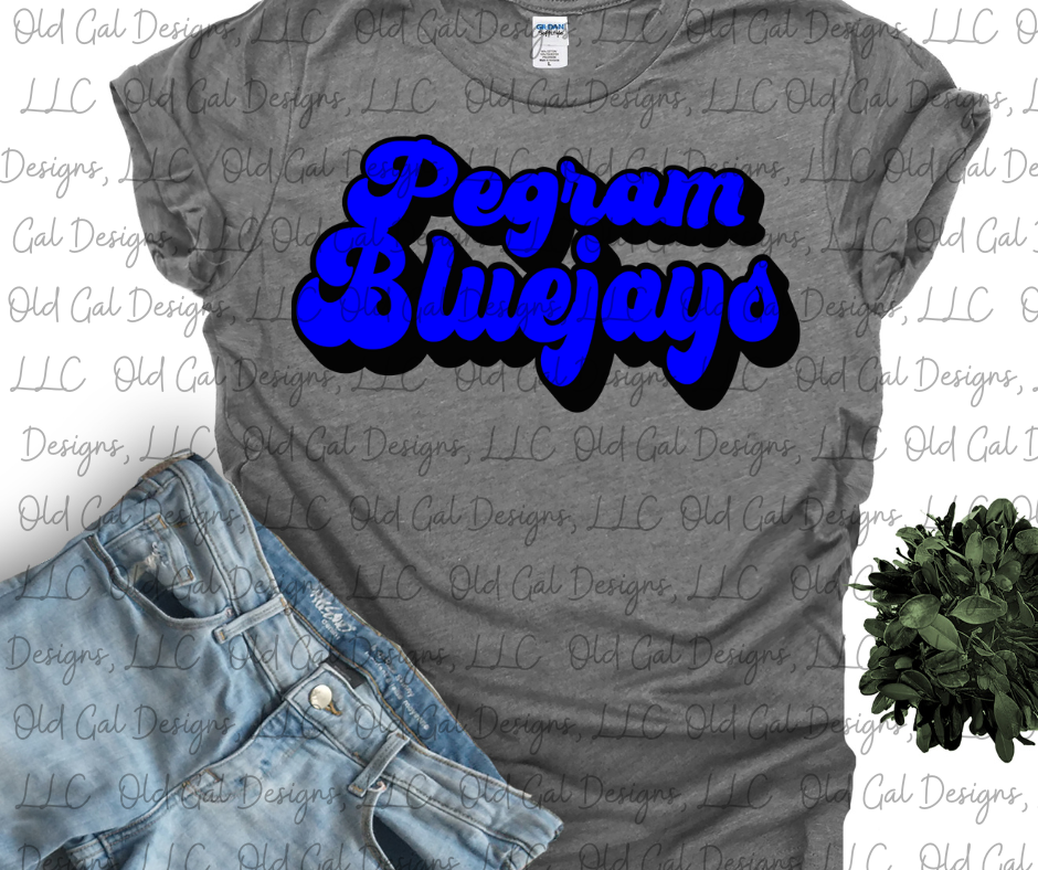 Retro Pegram Bluejays Tee