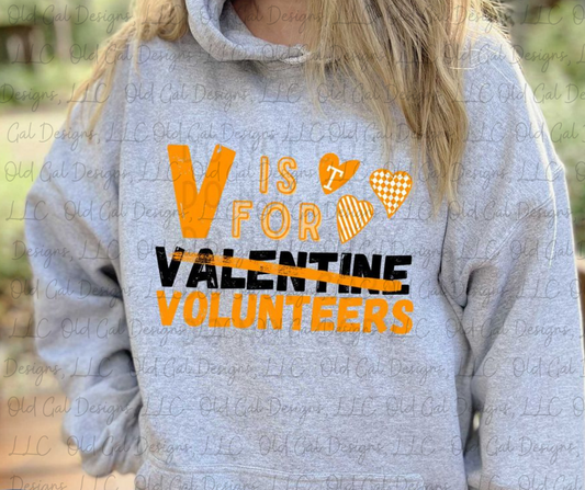 V is for Volunteers