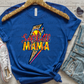 Leopard Lightning Bolt Softball Mama