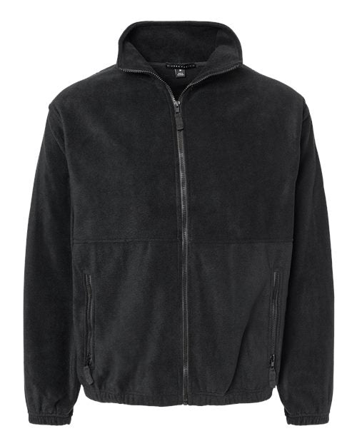 Pegram Elementary Embroidered FULL Zip Fleece Jacket (Black)